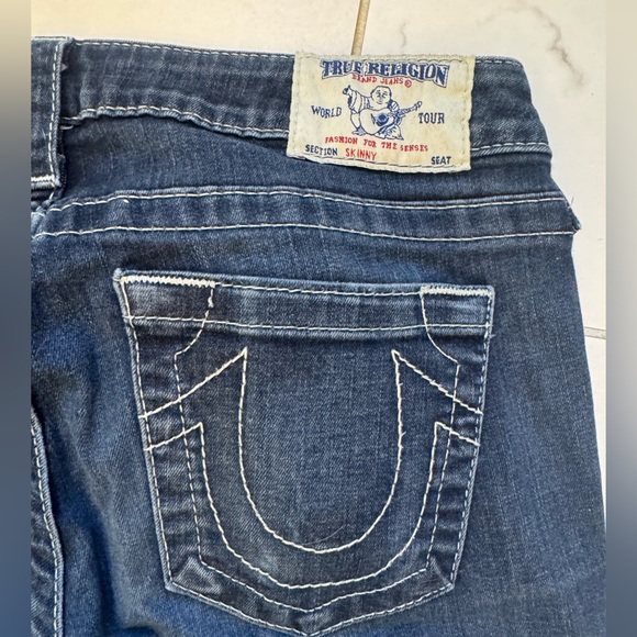 True Religion Dark Blue Skinny Jeans - Picture 6 of 6